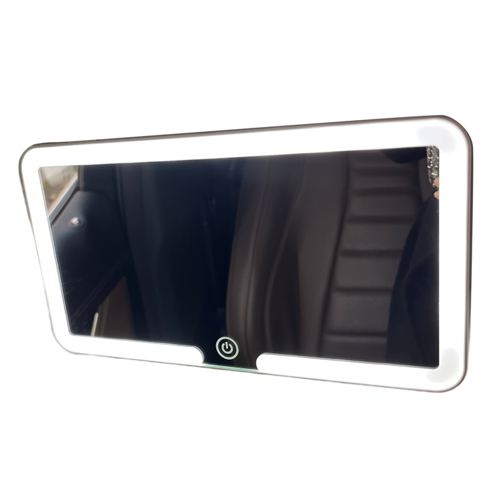 Car Sun Visor Led Makeup Mirror, Rechargeable Led Mirror Light 4853286910343