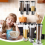 Candy Dispenser Wall Mounted,Triple Dry Cereal Grain Dispenser 5
