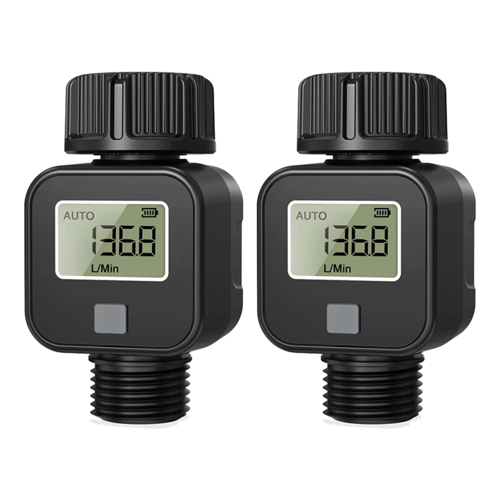 Digital Lcd Water Flow Meter Garden Irrigation Hose Flow Sensor 4853286914563