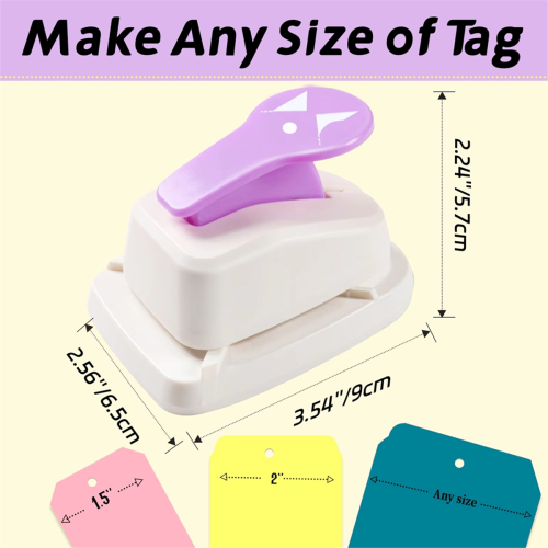 Craft Puncher Any Size Tab Tag Maker Corner Punch Puncher 1