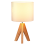 Tripod Table Lamp Cute Bedside Lamp with Lampshade 1
