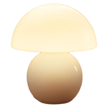 Pilzförmige Tischlampe für Schlafzimmer, kleine Nachttischlampe