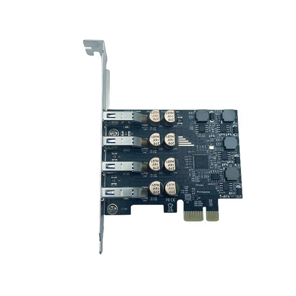 4 Port Usb 3.0 Pcie Expansion Card 5Gb Usb Hub Controller For Desktop 4853286924791