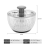Dehydrator Lettuce Spinner Fruit Washer Bowl with Strainer 4