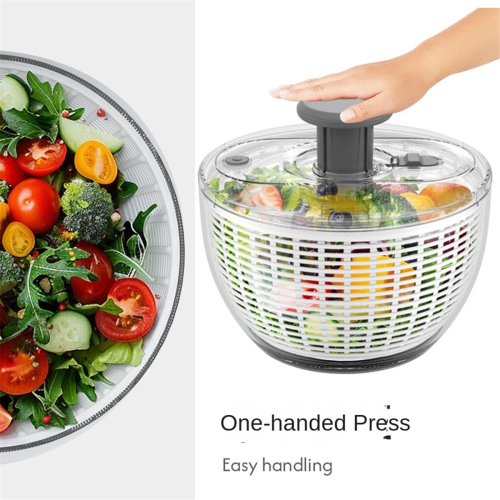 Dehydrator Lettuce Spinner Fruit Washer Bowl with Strainer 1