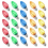 25PCS LED Bulbs Shatterproof for Holiday Garden 1