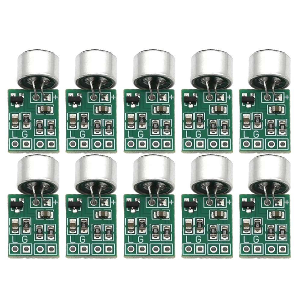 10Pcs Mini Microphone Audio Amplifier Module Speaker Circuit Board 4853286931881