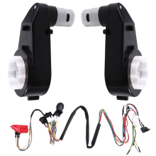 Kit fai da te per auto elettrica per bambini con cavi modificati e interruttore, con motore