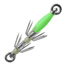 Bait Hook Fixture Hook Fishing Luminous Umbrella Hook Green