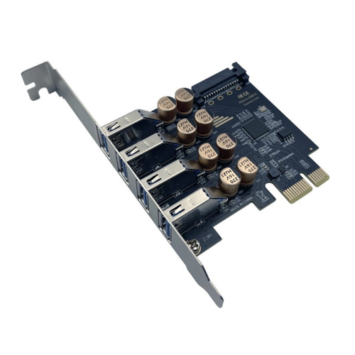 PCI-E USB 3.2 5Gbps Expansion Card with Power for Desktop
