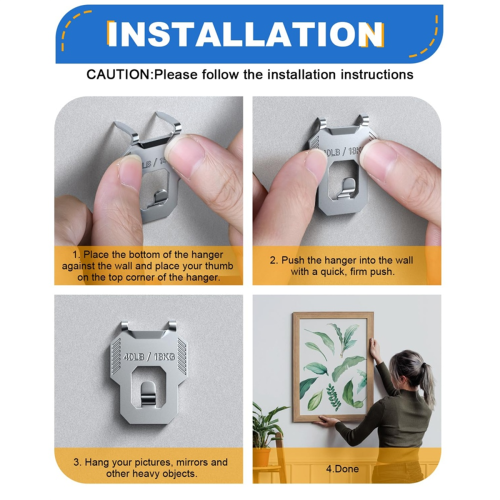 15Pcs Claw Drywall Picture Hanger: Wall Hooks 2
