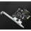 Scheda di espansione PCIE a PS/2 per adattatore PCI-E per mouse e tastiera PS2 3