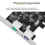 Scheda di espansione PCIE a PS/2 per adattatore PCI-E per mouse e tastiera PS2 2