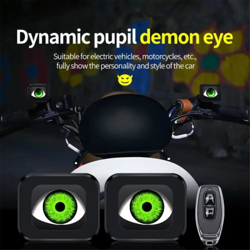 LED Devil Eye Light Dynamic Motorcycle Mirror Eye Light A 1
