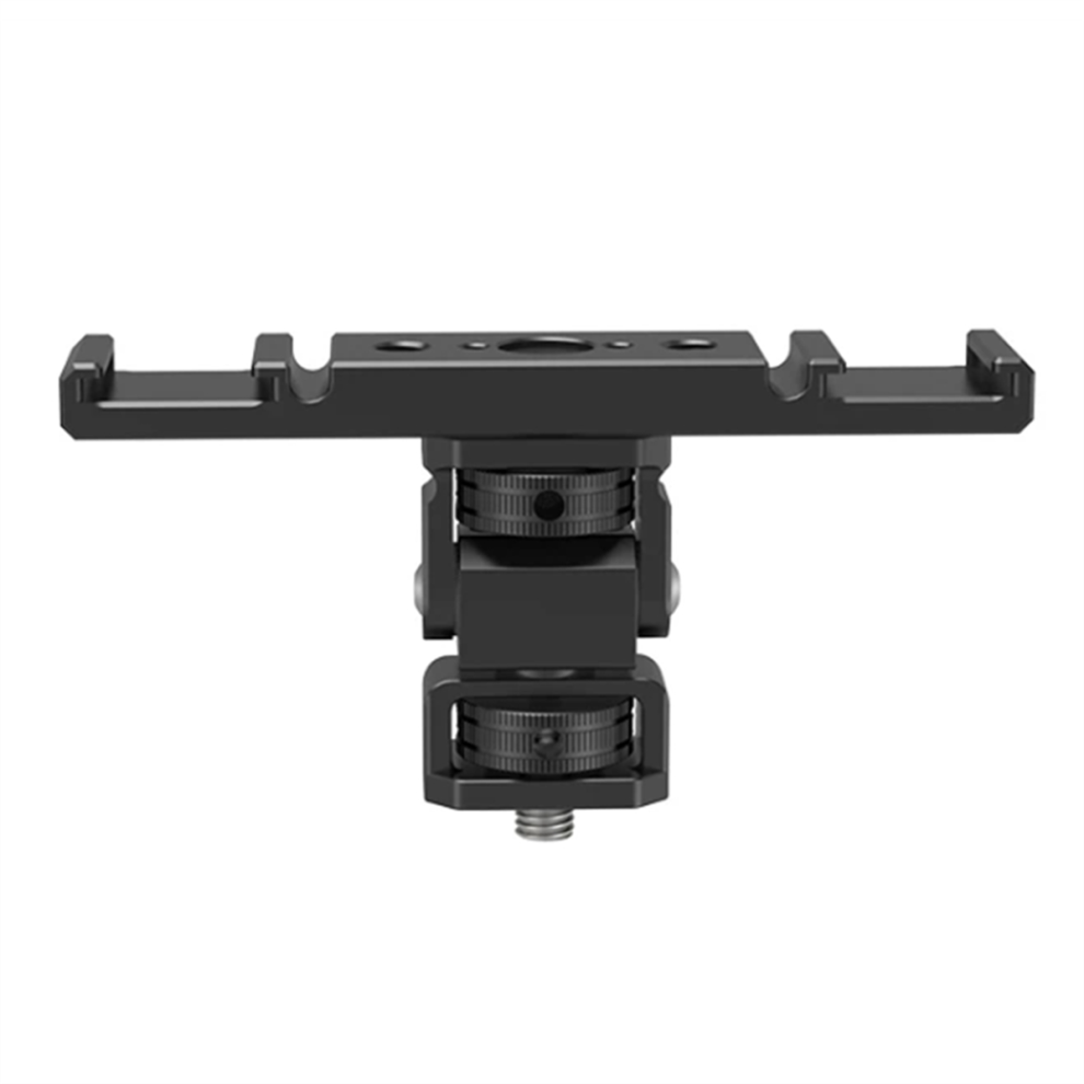 Dual Cold Shoe Mount Bracket 1/4 Arca For Dslr Camera A 4853286942177