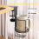 No Drill Desk Cup Holder Adjustable Upgraded Arm Clamp Stand 2