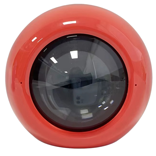Display video con sfera di cristallo 3D Kawaii rosso