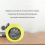 Display video con sfera di cristallo 3D Kawaii rosso 5