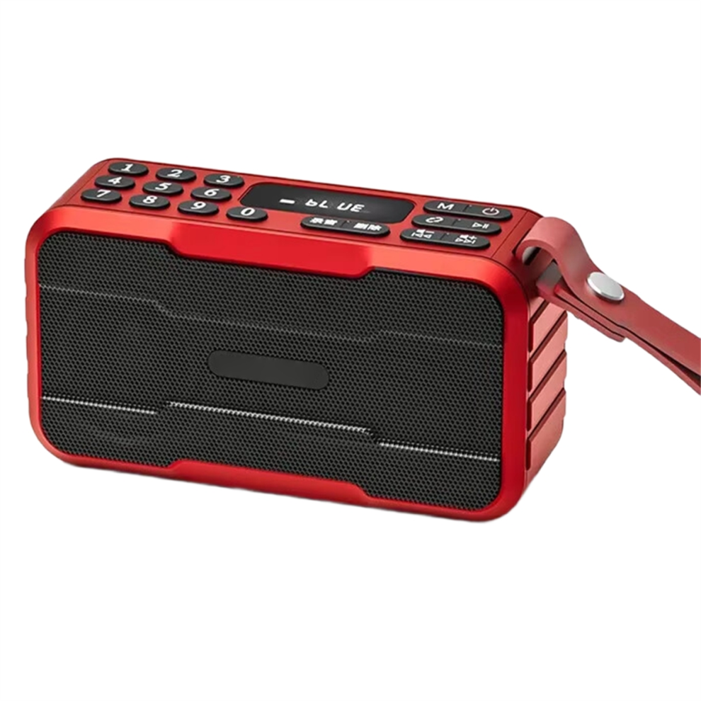 Portable Radio Fm Mini Bluetooth Radios Speaker With Mic,B 4853286944171