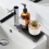 Small bathroom counter organizer wood soap tray 5