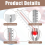 24 Pcs V Shaped, Dual-Scale Science Thermometers 3