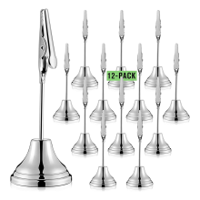 12Pcs Table Number Holders 3In Place Card Holder with Alligator Clip