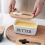 Butterdose mit Deckel, Wohnaccessoires, große Butterdose 2