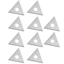 10 lame in carburo per vernice triangolare da 1 pollice