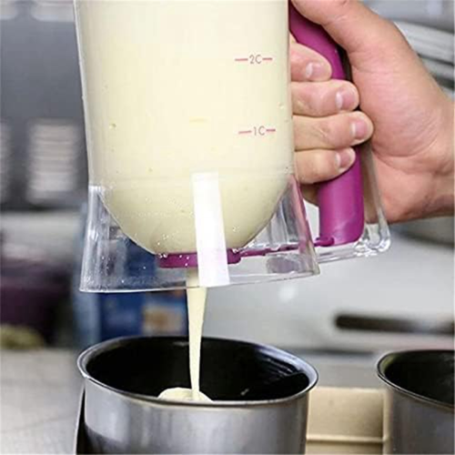 Multifunctional batter separator
Batter funnel
Hand-crank batter colander 1