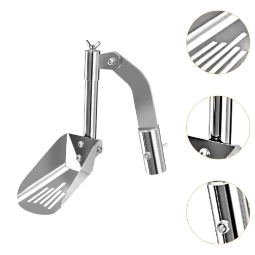 Gutter Scoop Leaf Cleaning Spoon Stainless Steel Cleaner 2