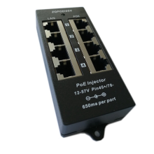 Gigabit 4port PoE Injector PoE Midspan Mode A Operation
