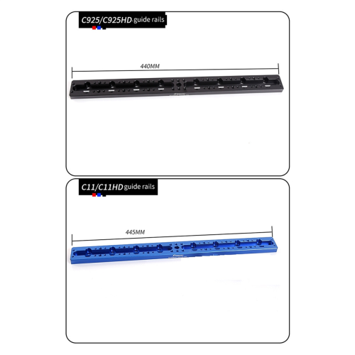 Metal Guide Rail 8SE C8 C8HD Handle Dovetail Plate Black 2
