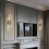 Applique da parete lineare moderna a LED con striscia lunga 4