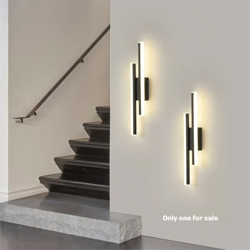Applique da parete lineare moderna a LED con striscia lunga 2