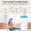 Smart Scale for Body Weight , Bathroom Digital Weighing Scale 4