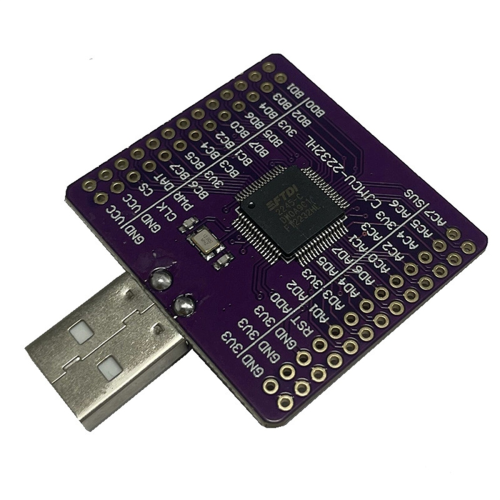 Modulo MCU USB Turn UART/FIFO - 2232/SPI, I2C/JTAG/RS232 a doppio canale 1