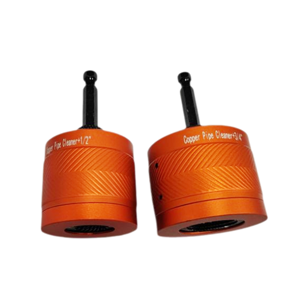1/2In & 3/4In Metal Copper Pipe Cleaner Set,for Cleaning Rust, Stains