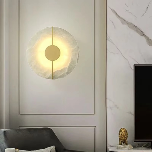 Modern Marble Wall Lamp alabaster 2