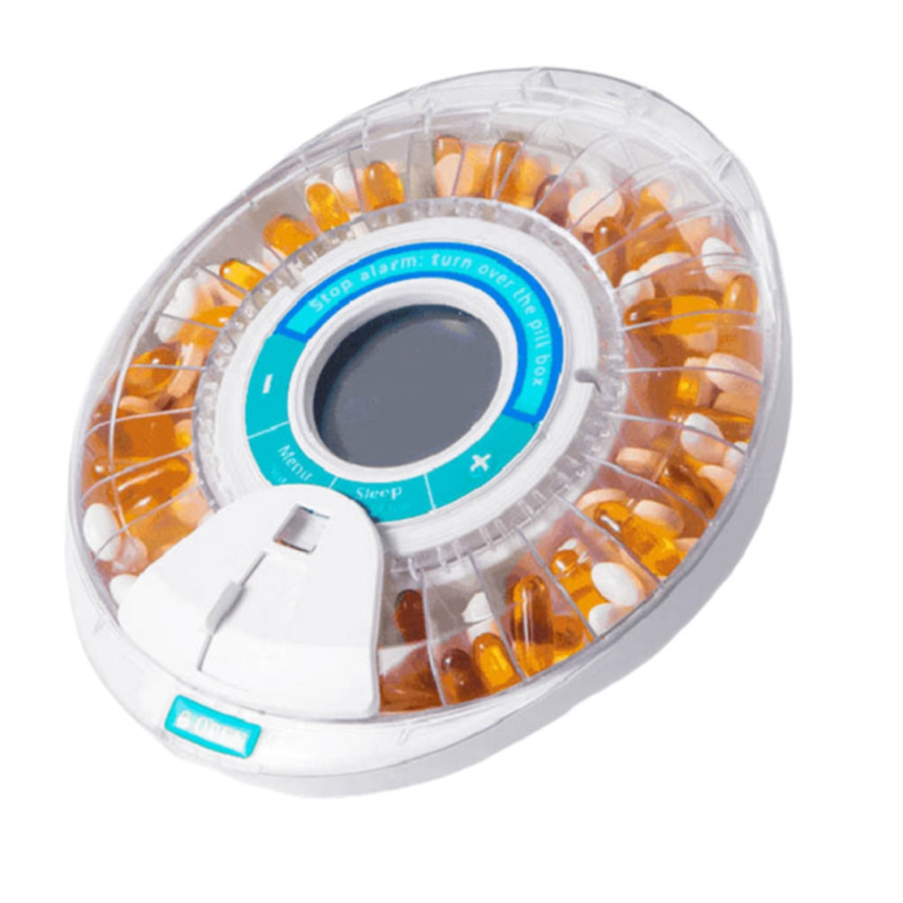 Light Automatic Pill Dispenser For Elderly With Alarm,Sound& Reminders