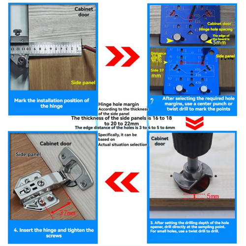 Cabinet Door Hinge Jig Concealed Hinge Jig 2