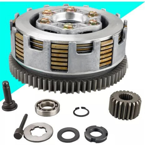 Motorcycle Clutch Assembly 6-Column 6-Plate Clutch 73 Teeth 2