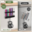 Large Acrylic Straw Holder Small Kitchen Accessories Container B 3