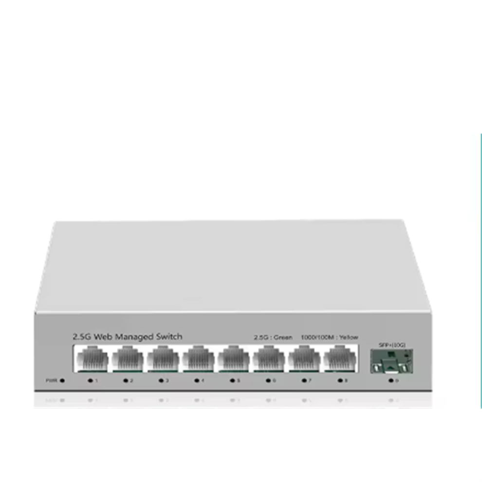 2.5Gbe Smart Managed Switch 8Port 2500M Network 10G Sfp+ Slot Eu Plug 4852533789398
