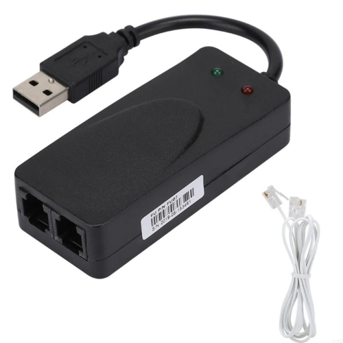 Driver modem esterno USB2.0 56K a doppia porta per modem fax 920L