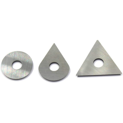 3pcs Carbide Paint Blades Round, Triangular and Drop Shaped 2