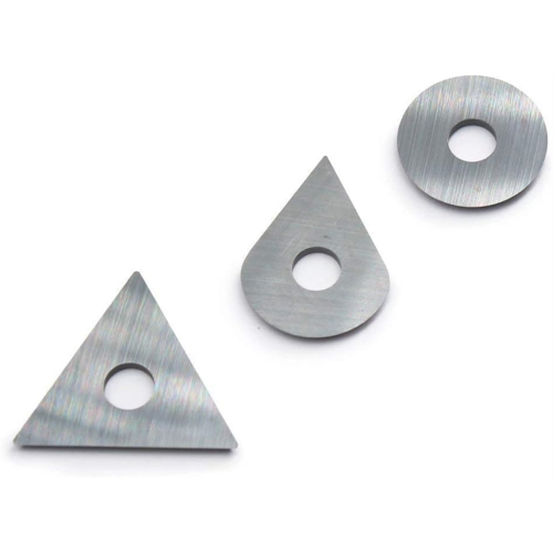 3pcs Carbide Paint Blades Round, Triangular and Drop Shaped