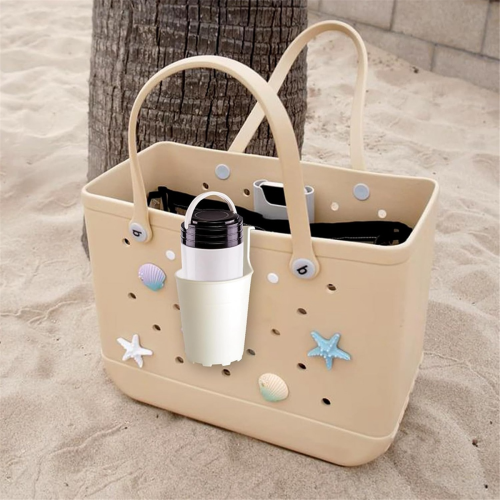 Getränkehalter für Strandtaschen mit Lochmuster 1