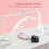 Foldable Nail Lamp for Desk,Large Nail Tech Light EU Plug 4