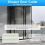 2-Size M6219 Sliding Shower Door Bottom Guide Combo Pack-Rails 5