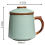 Ceramic Tea Cups,Tea Cup with Infuser and Lid 3
